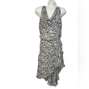 Corey Lynn Calter Silk Asymmetrical Mini Dress